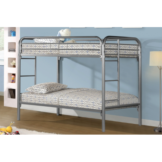 Bunk Bed 39"/39" T-2810 (Silver)